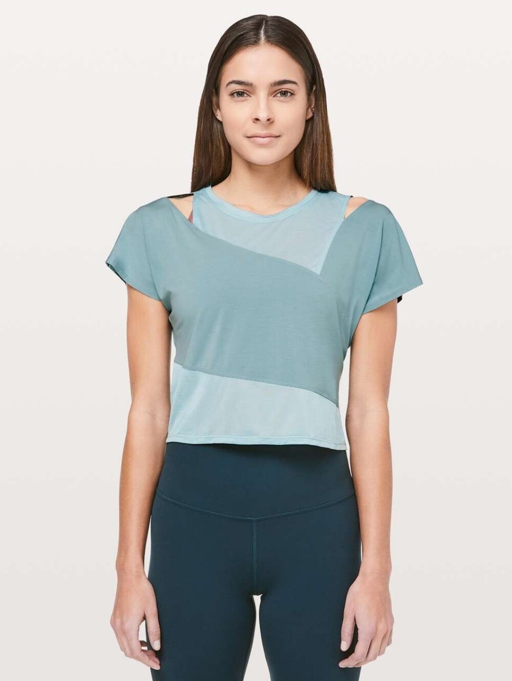 Lululemon No Inhibitions Tee Cloud Blue